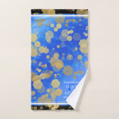 Eleganter 9. Lapis Lazuli Hochzeitstag Badhandtuch Set (Handtuch)