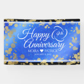 Eleganter 9. Lapis Lazuli Hochzeitstag Banner (Horizontal)