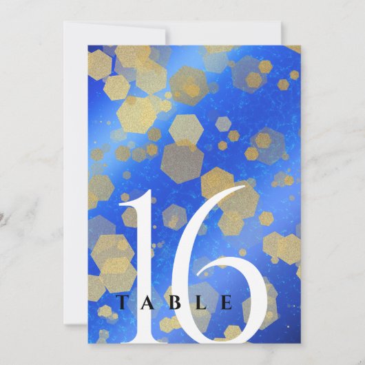 Eleganter 9. Lapis Lazuli Hochzeitstag Einladung (Vorderseite)