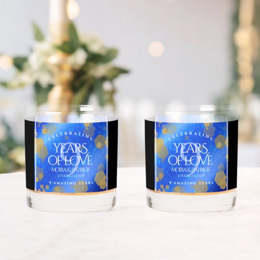 Eleganter 9. Lapis Lazuli Hochzeitstag Whiskyglas (Insitu (Hochzeit))