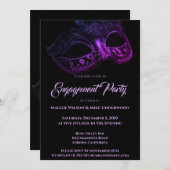Eleganter Abend Einladung (Vorne/Hinten)