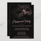 Eleganter Abend Einladung (Vorne/Hinten)
