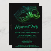 Eleganter Abend Einladung (Vorne/Hinten)