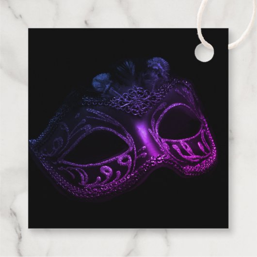 Eleganter Abend Geschenkanhänger (Rückseite)