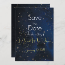 Eleganter Abend Save the Date