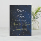 Eleganter Abend Save-the-Date Save The Date (Stehend Vorderseite)
