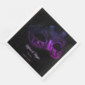 Eleganter Abend Serviette (Ecke)