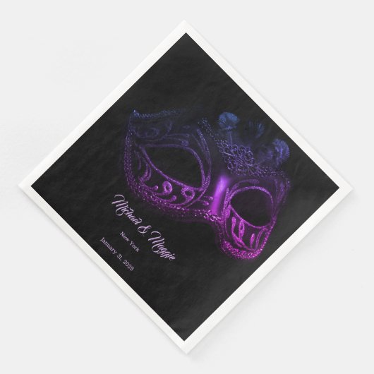 Eleganter Abend Serviette (Ecke)