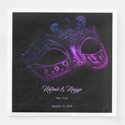 Eleganter Abend Serviette (Vorderseite)