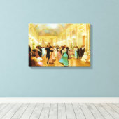 Eleganter Abend (Tanz im Palastball) Leinwanddruck (Insitu (Holzboden))