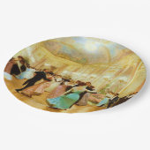 Eleganter Abend (Tanz im Palastball) Pappteller (Schrägansicht)