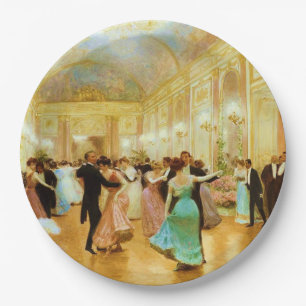 Eleganter Abend (Tanz im Palastball) Pappteller