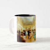 Eleganter Abend (Tanz im Palastball) Zweifarbige Tasse (Vorderseite Links)