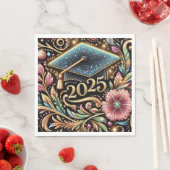 Eleganter Abschluss 2025 Design 2 Serviette (Beispiel)