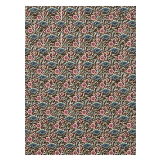 Eleganter Abschluss 2025 Design 2 Tischdecke (Vorderseite)