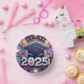 Eleganter Abschluss 2025 Pappteller (Party)