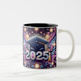 Eleganter Abschluss 2025 Zweifarbige Tasse