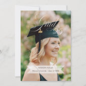 Eleganter Abschluss Ankündigung Mehrere Foto (Vorderseite)