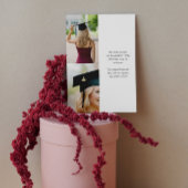 Eleganter Abschluss Ankündigung Mehrere Foto