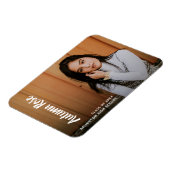 Eleganter Abschluss des modernen Fotos Magnet (Linke Seite)