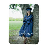 Eleganter Abschluss des modernen Fotos Magnet (Vertikal)