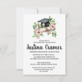 Eleganter Abschluss Einladung (Vorderseite)