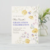 Eleganter Abschluss Einladung (Stehend Vorderseite)