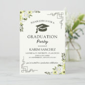 Eleganter Abschluss - Einladung 2025 (Stehend Vorderseite)