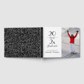 Eleganter Abschluss für 2025-Foto-Muster Gästebuch (Voll)