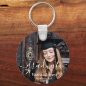 Eleganter Abschluss für benutzerdefiniertes Skript Schlüsselanhänger (Vorderseite)