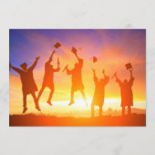 Eleganter Abschluss für einfache Hochschulen Ankündigung (Rückseite)