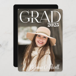 Eleganter Abschluss für modernes Script-Foto Ankündigung