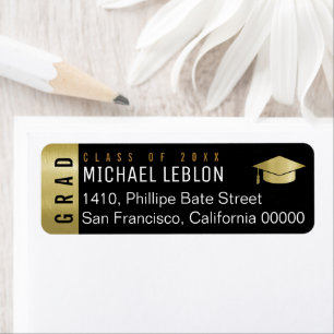 Eleganter Abschluss Graduierter Name