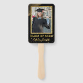 eleganter Abschluss Hand Fan Fächer (Rückseite)