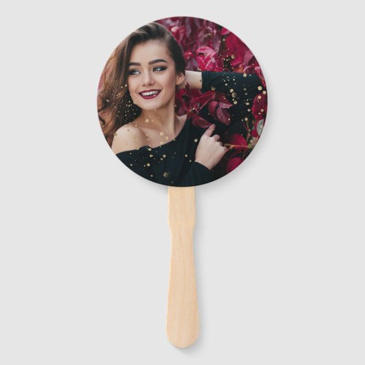 eleganter Abschluss Hand Fan Fächer (Rückseite)