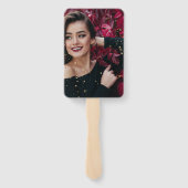 eleganter Abschluss Hand Fan Fächer (Rückseite)
