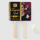 eleganter Abschluss Hand Fan Fächer (Vorne und Hinten)