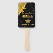 eleganter Abschluss Hand Fan Fächer (Vorderseite)