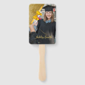 eleganter Abschluss Hand Fan Fächer (Rückseite)