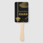 eleganter Abschluss Hand Fan Fächer (Vorderseite)