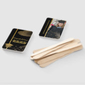 eleganter Abschluss Hand Fan Fächer (Non-assembled)