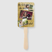 eleganter Abschluss Hand Fan Fächer (Rückseite)