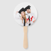 eleganter Abschluss Hand Fan Fächer (Rückseite)