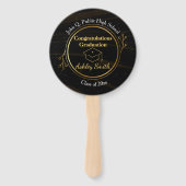 eleganter Abschluss Hand Fan Fächer (Vorderseite)