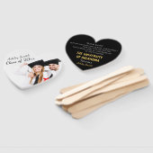 eleganter Abschluss Hand Fan Fächer (Non-assembled)