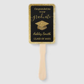 eleganter Abschluss Hand Fan Fächer (Vorderseite)