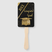 eleganter Abschluss Hand Fan Fächer (Vorderseite)