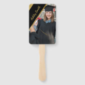 eleganter Abschluss Hand Fan Fächer (Rückseite)