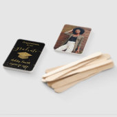 eleganter Abschluss Hand Fan Fächer (Non-assembled)