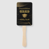 eleganter Abschluss Hand Fan Fächer (Rückseite)